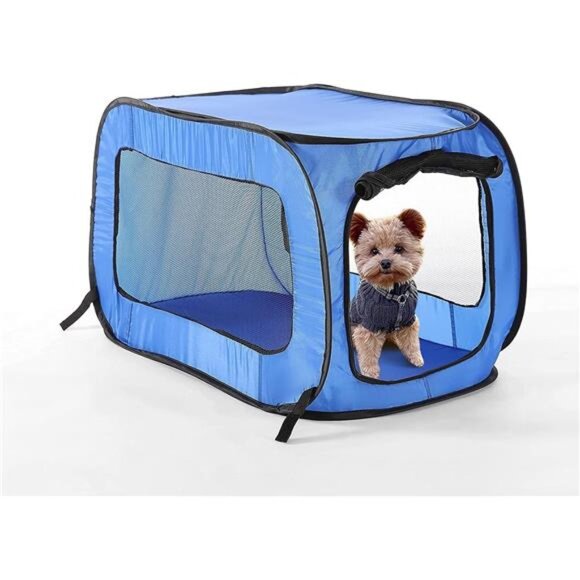 Pop Up Kennel, Portable, Collapsible,Pet,Cat and Dog Crate, 32.5"Lx19.5"Wx19.5"H - Picture 3 of 7